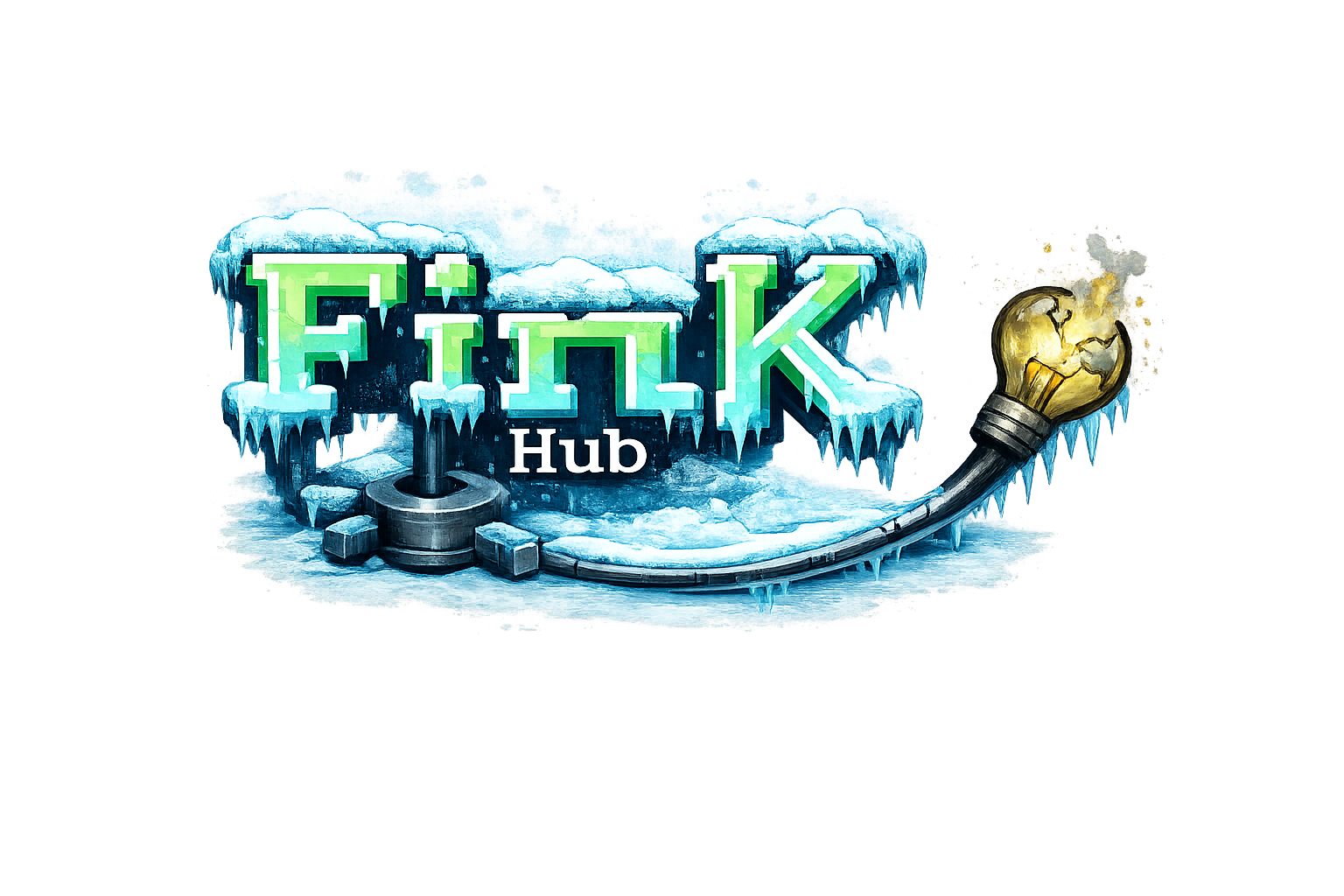 FinkiHub Flat Winter Edition Logo