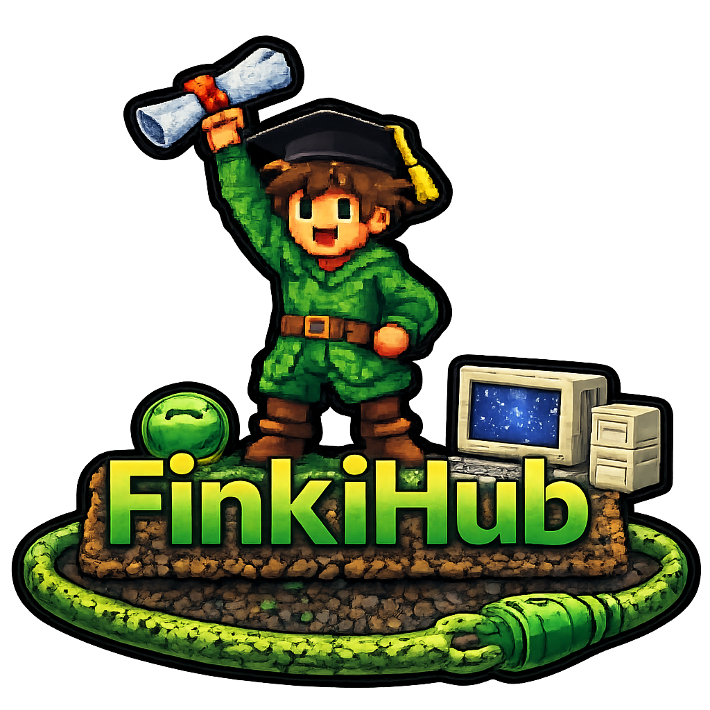 FinkiHub Mascot Logo