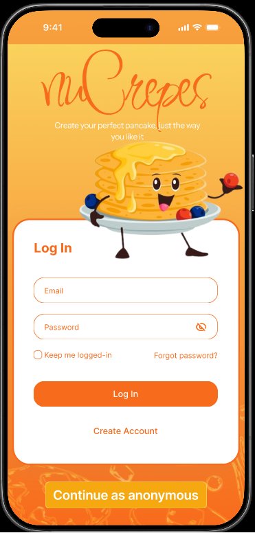Login screen